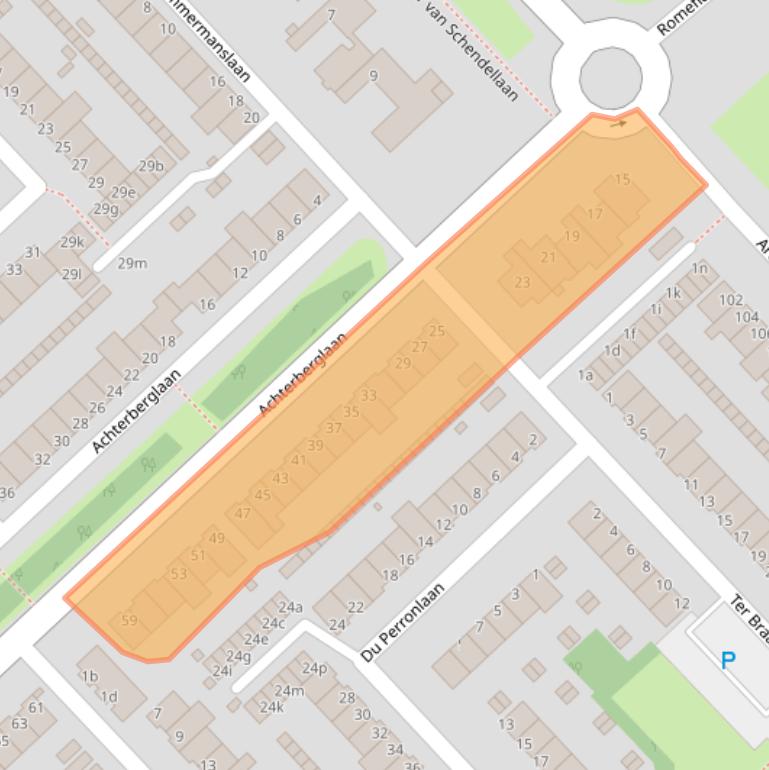 Kaart van postcodegebied 1422CW.