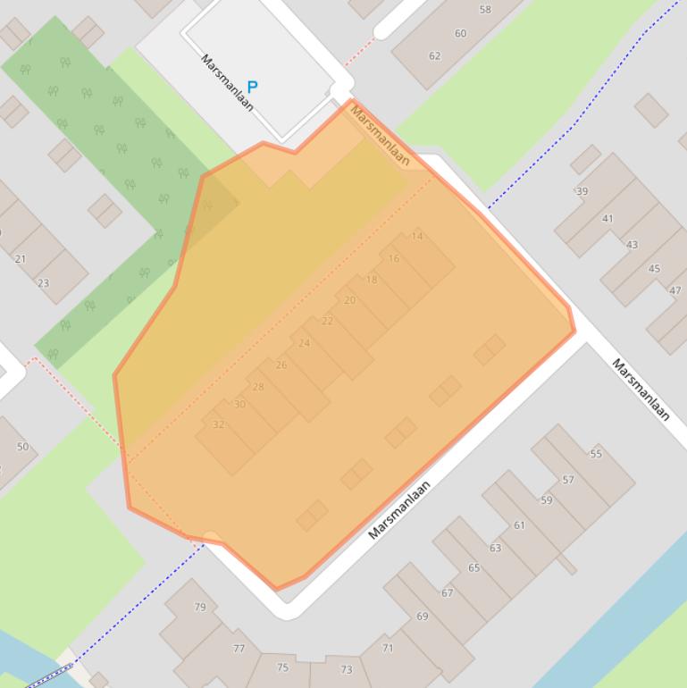 Kaart van postcodegebied 1422DK.