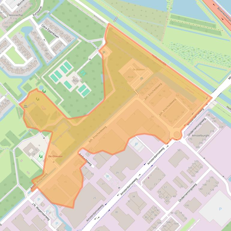 Kaart van postcodegebied 1422DR.