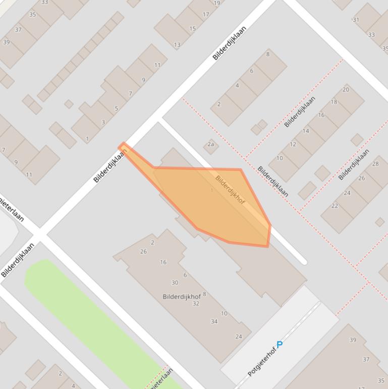 Kaart van postcodegebied 1422DT.