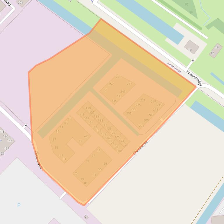 Kaart van postcodegebied 1422DX.