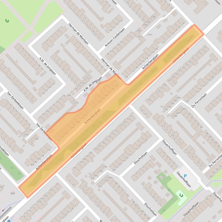 Kaart van postcodegebied 1422EB.