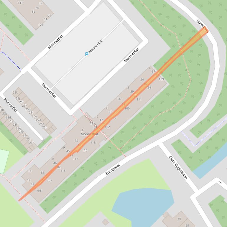 Kaart van postcodegebied 1422EH.