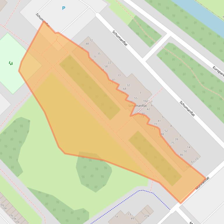 Kaart van postcodegebied 1422GA.