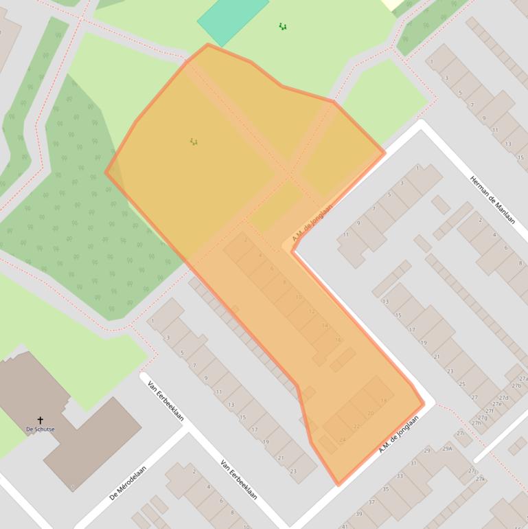 Kaart van postcodegebied 1422GK.