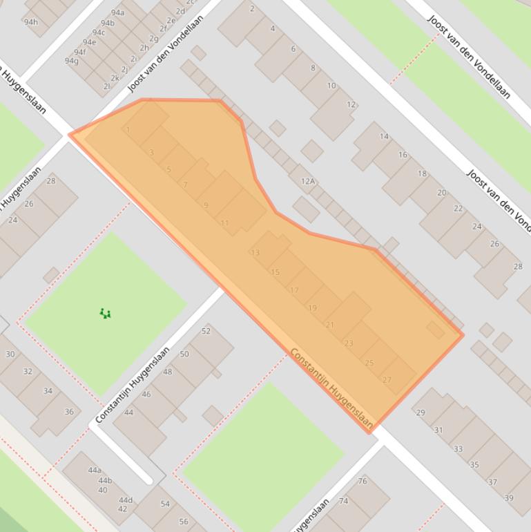 Kaart van postcodegebied 1422HD.