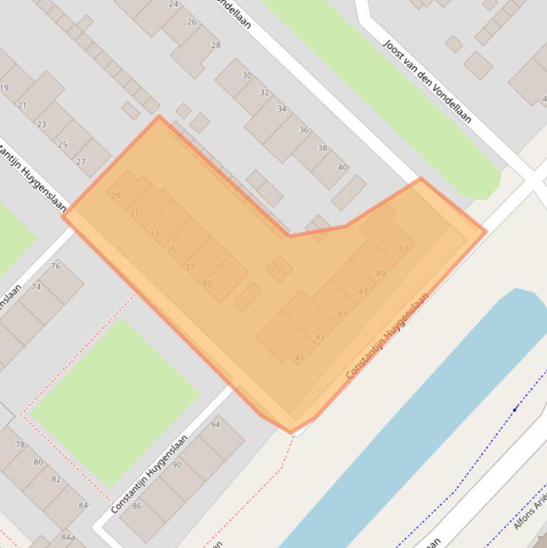 Kaart van postcodegebied 1422HE.