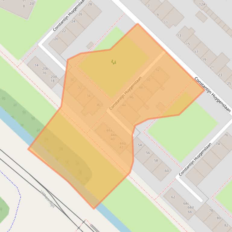 Kaart van postcodegebied 1422HH.