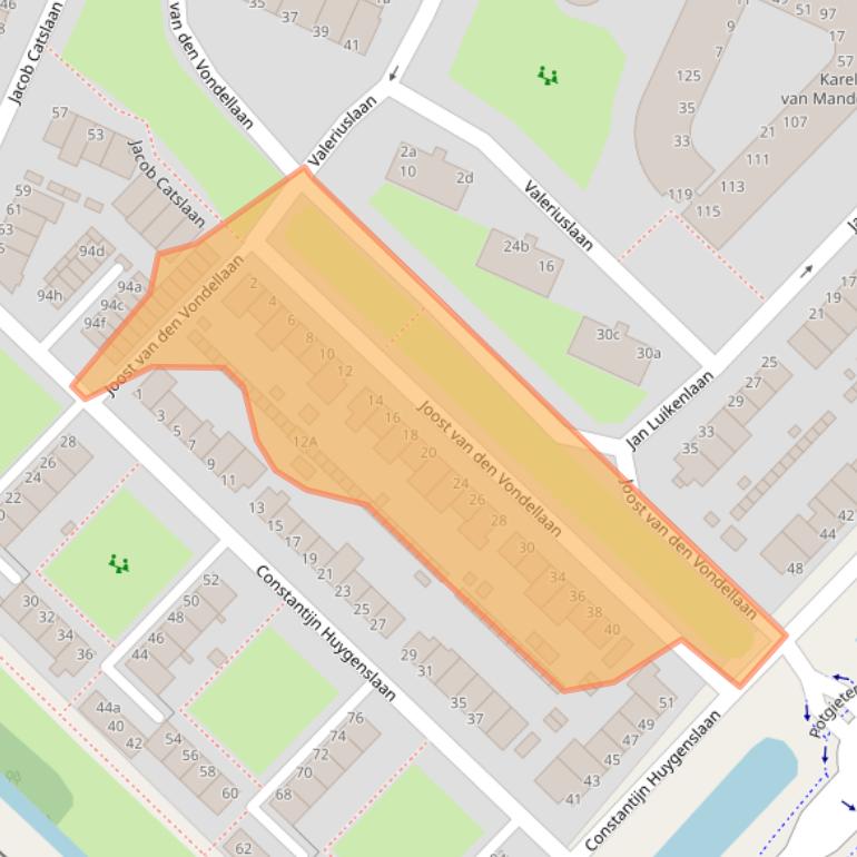 Kaart van postcodegebied 1422HL.