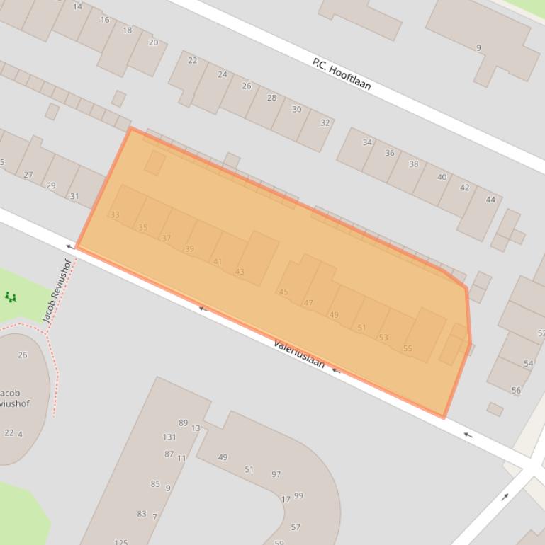 Kaart van postcodegebied 1422HS.