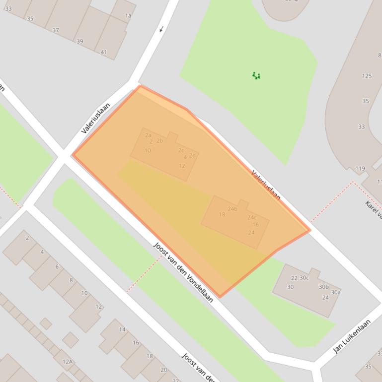 Kaart van postcodegebied 1422HT.