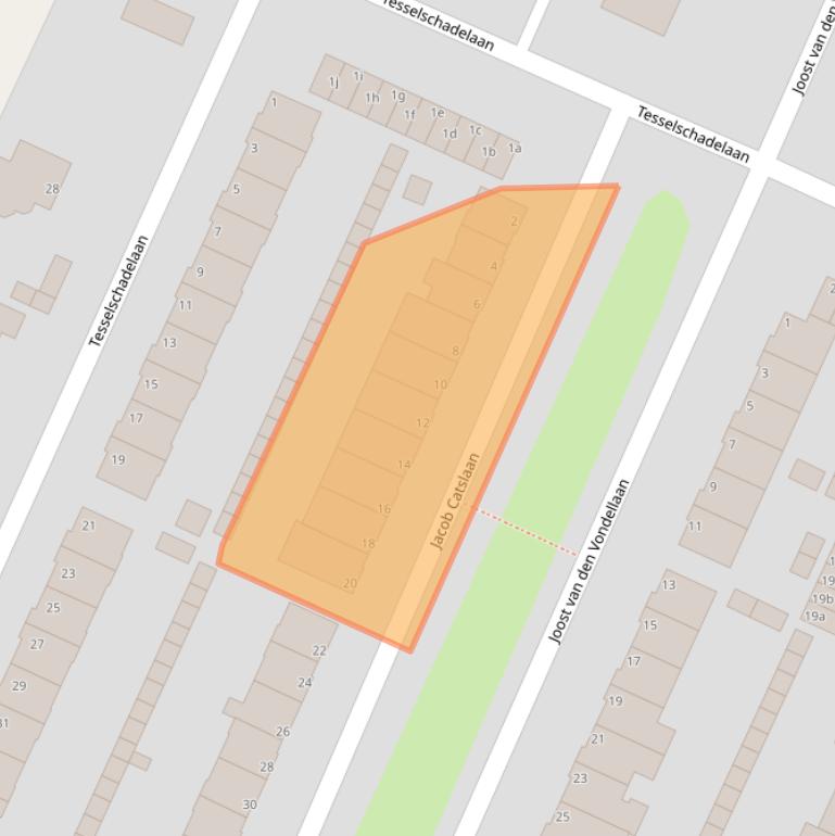 Kaart van postcodegebied 1422HV.