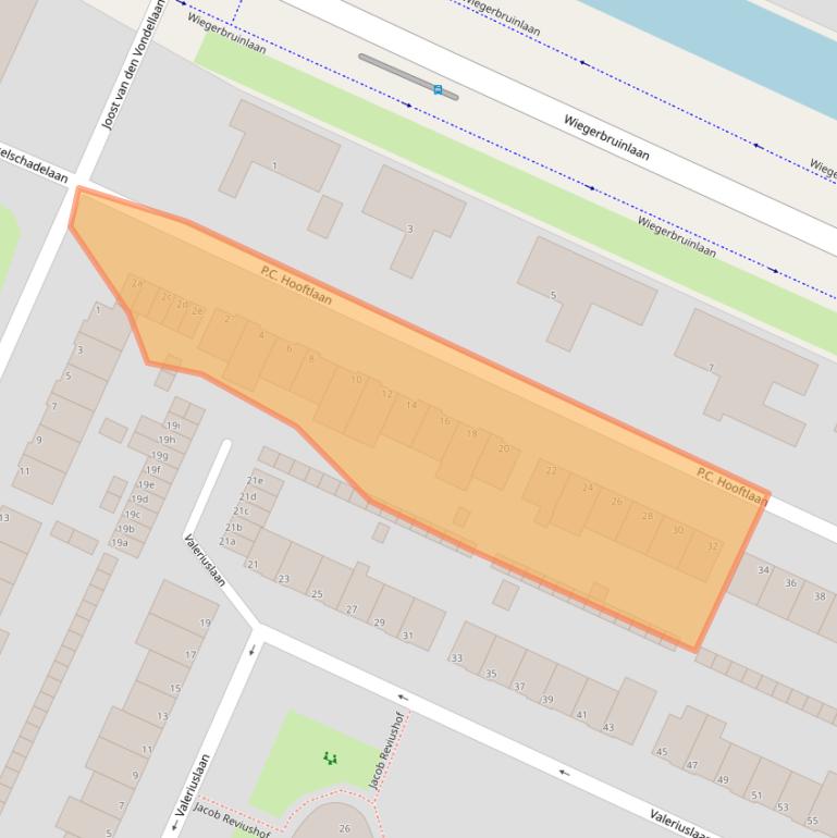 Kaart van postcodegebied 1422JJ.