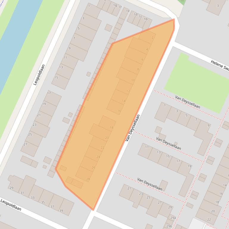 Kaart van postcodegebied 1422KB.