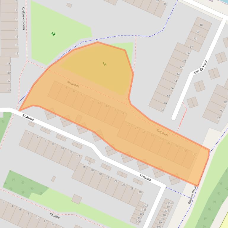 Kaart van postcodegebied 1422KL.