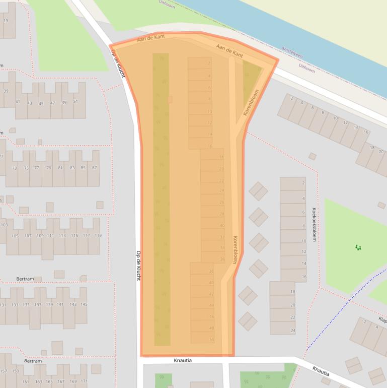 Kaart van postcodegebied 1422KR.