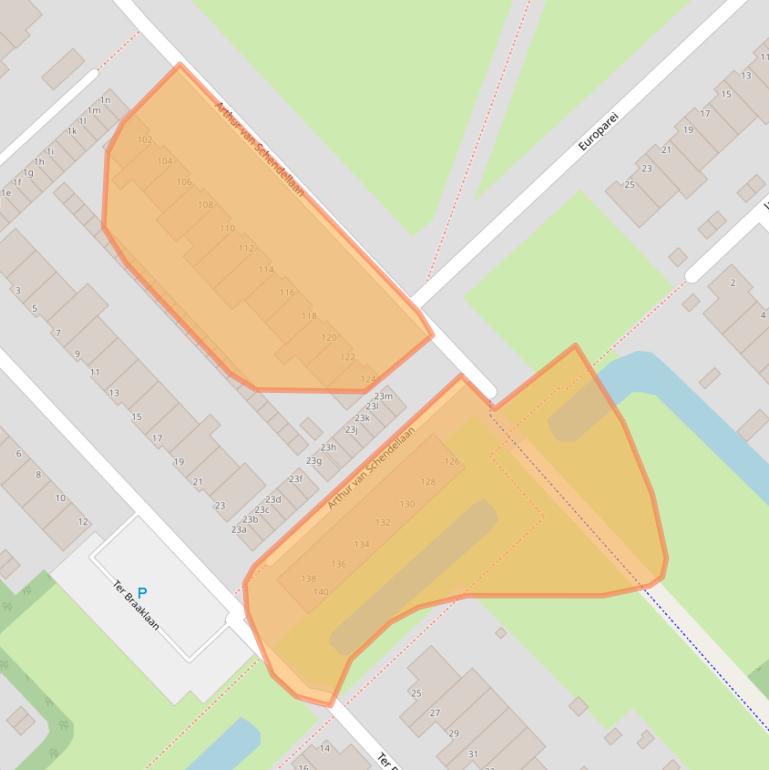 Kaart van postcodegebied 1422LG.