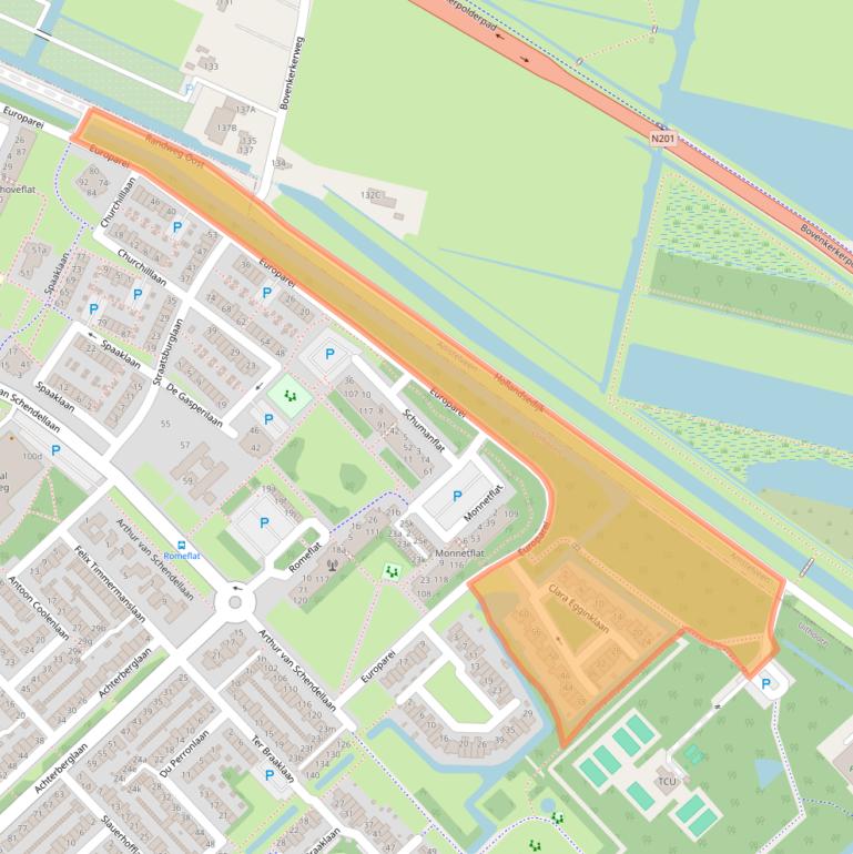 Kaart van postcodegebied 1422LL.