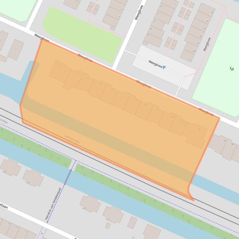 Kaart van postcodegebied 1422MV.