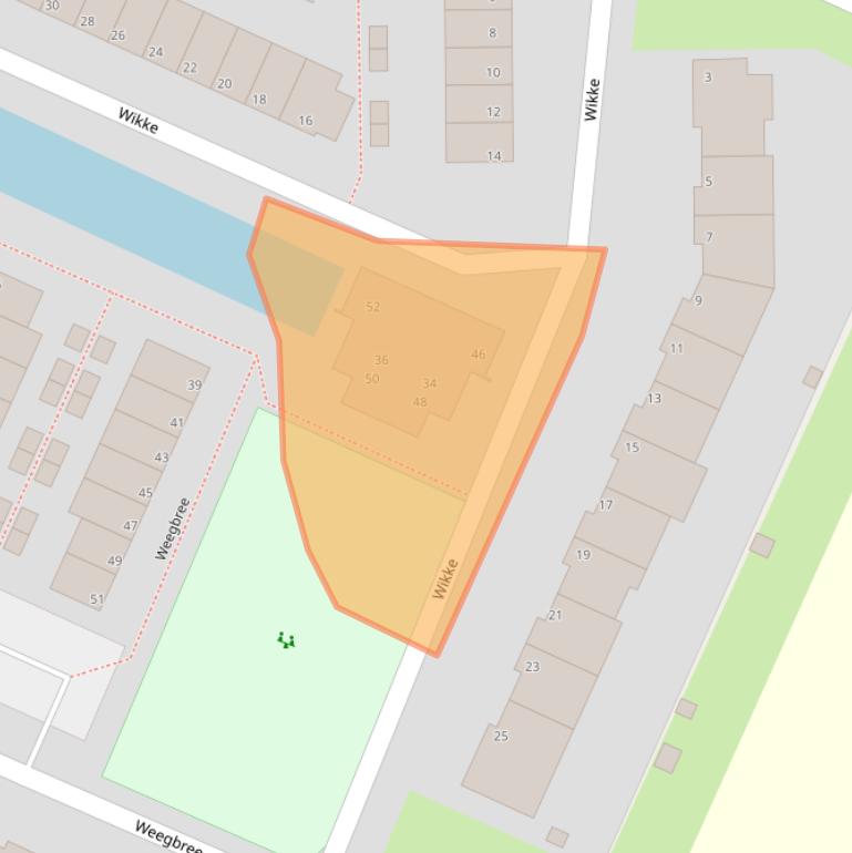 Kaart van postcodegebied 1422NC.