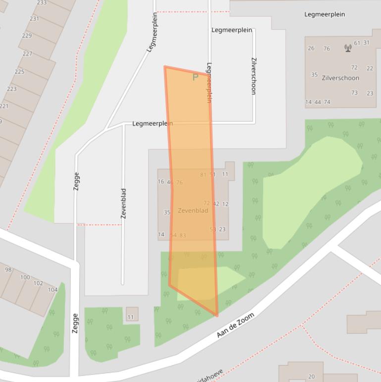 Kaart van postcodegebied 1422NW.