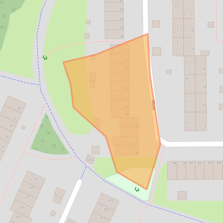 Kaart van postcodegebied 1422PK.