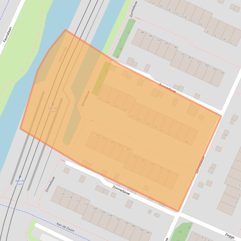 Kaart van postcodegebied 1422PN.