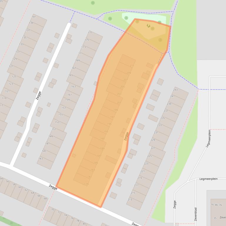 Kaart van postcodegebied 1422PX.