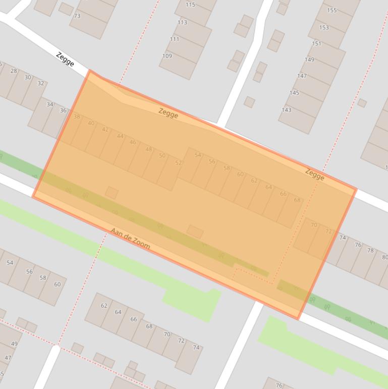 Kaart van postcodegebied 1422RB.