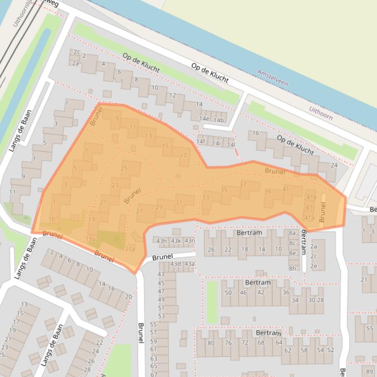 Kaart van postcodegebied 1422RH.