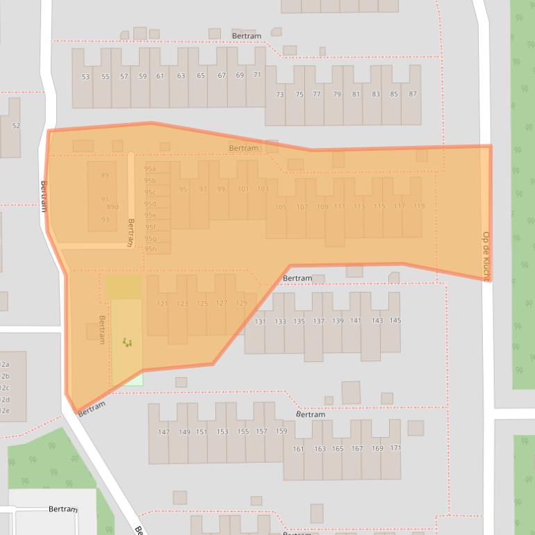 Kaart van postcodegebied 1422RW.