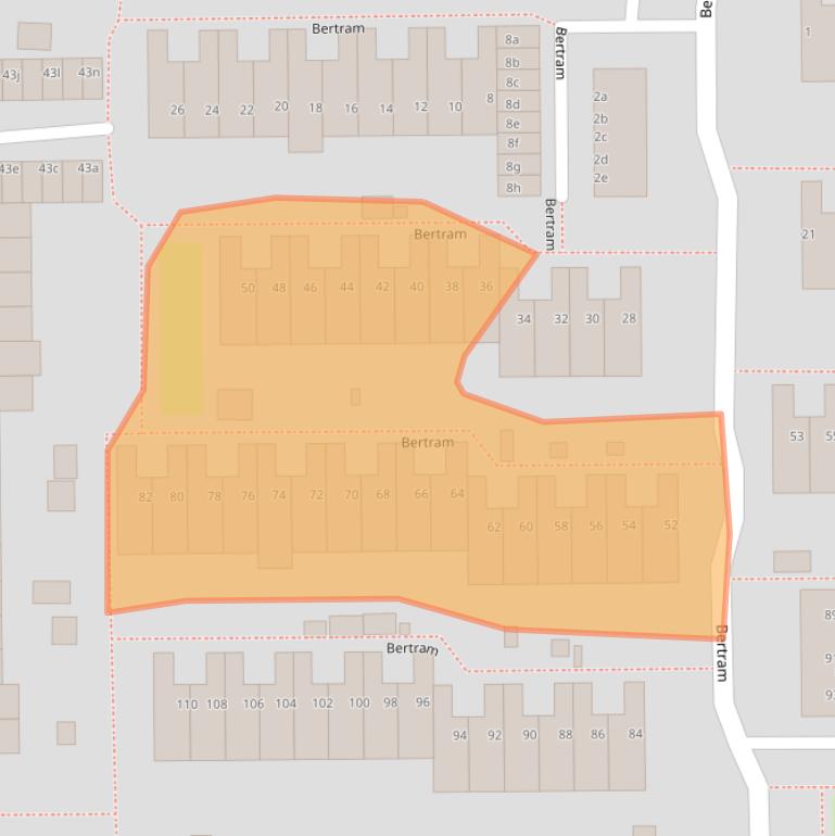 Kaart van postcodegebied 1422SC.