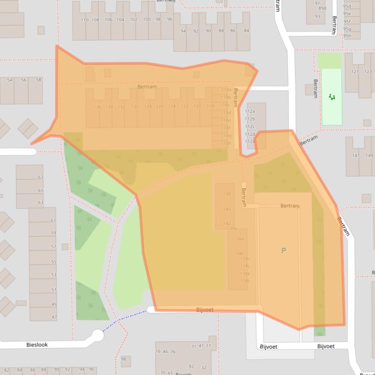 Kaart van postcodegebied 1422SG.