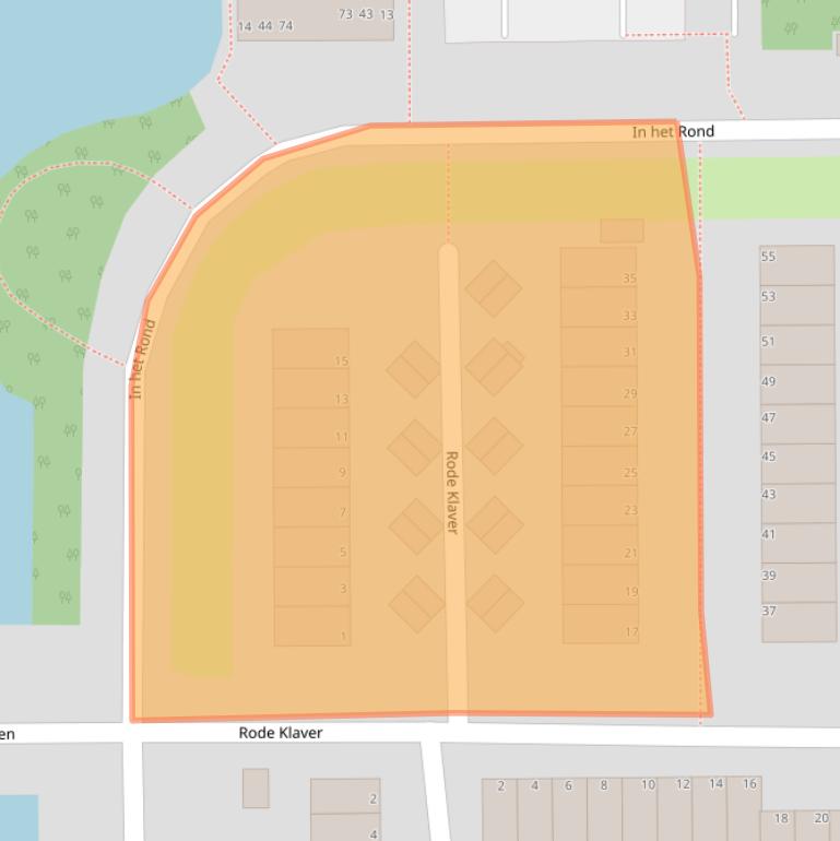 Kaart van postcodegebied 1422SH.