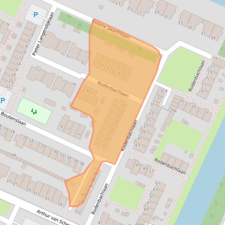 Kaart van postcodegebied 1422TC.