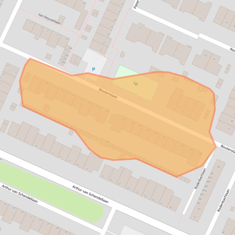 Kaart van postcodegebied 1422TH.