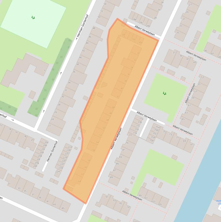 Kaart van postcodegebied 1422TS.