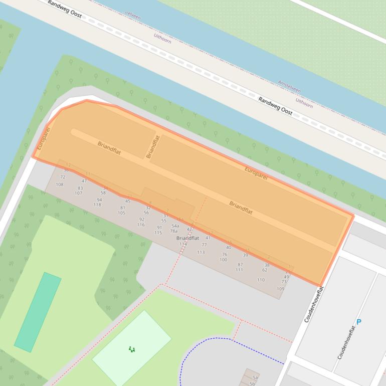 Kaart van postcodegebied 1422TT.