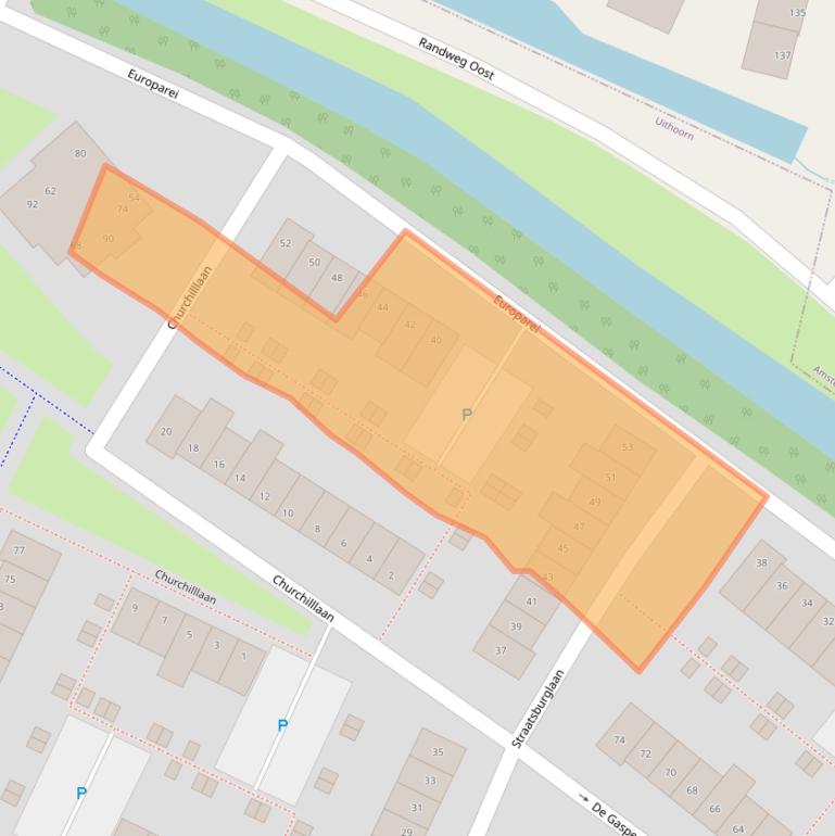 Kaart van postcodegebied 1422VN.