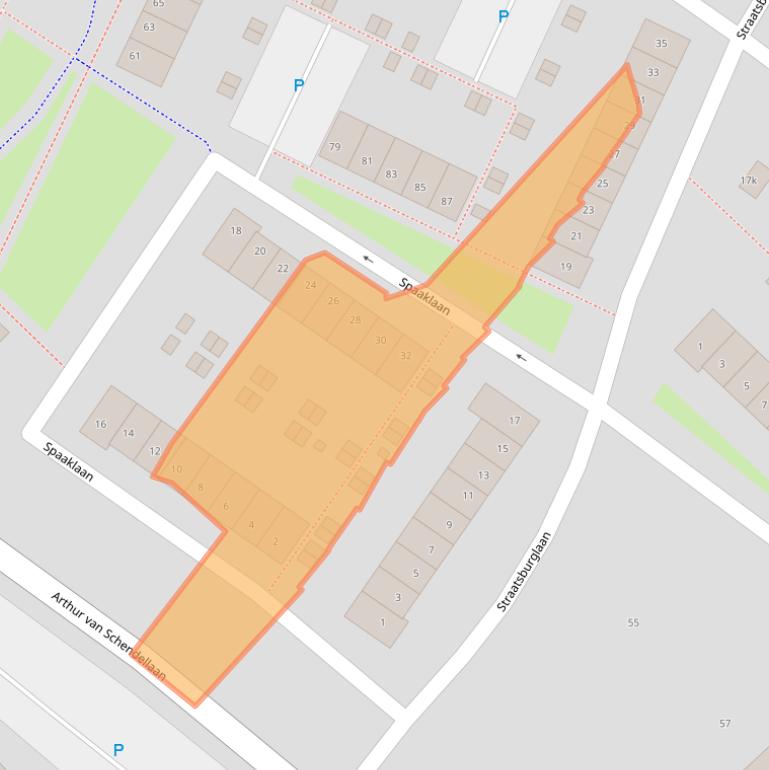 Kaart van postcodegebied 1422VV.