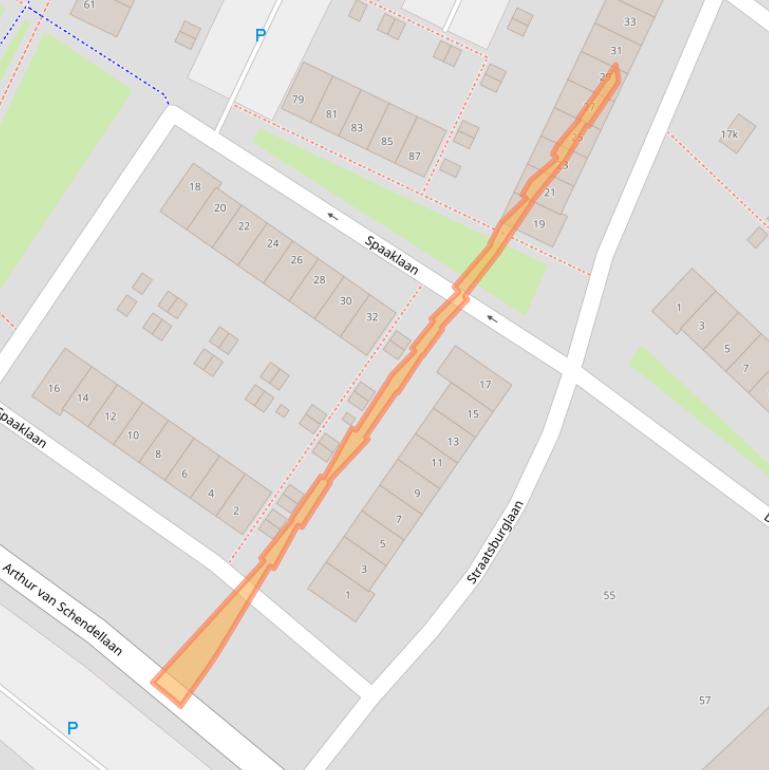 Kaart van postcodegebied 1422VW.