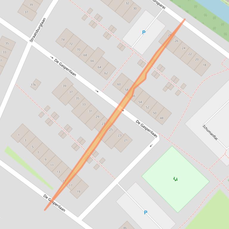 Kaart van postcodegebied 1422XD.