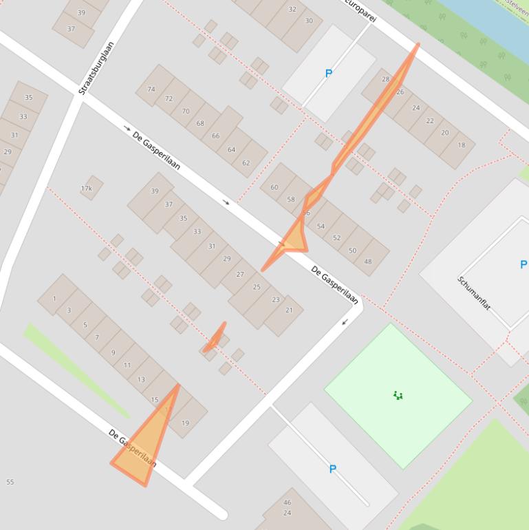 Kaart van postcodegebied 1422XE.