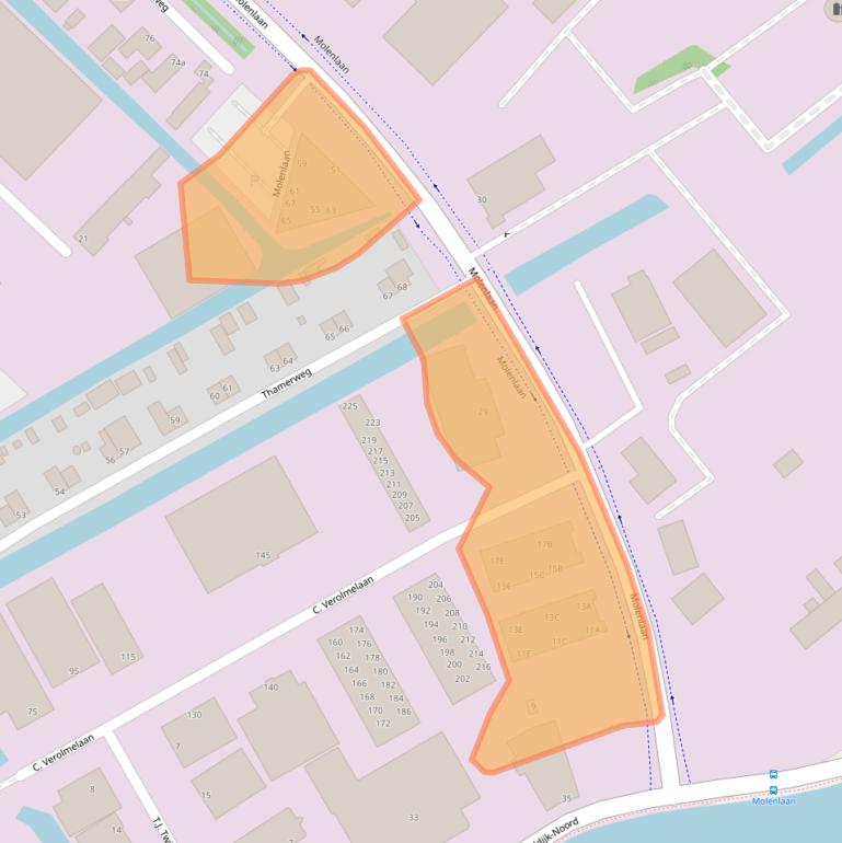 Kaart van postcodegebied 1422XN.