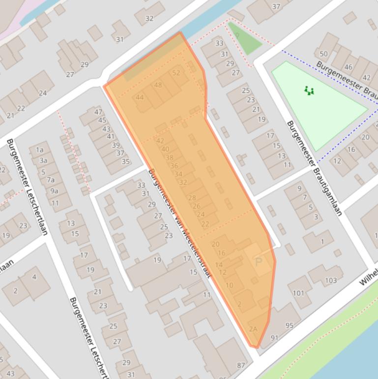 Kaart van postcodegebied 1422XR.