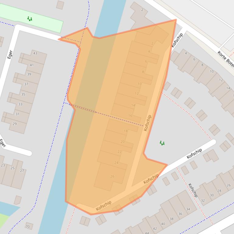 Kaart van postcodegebied 1423AD.