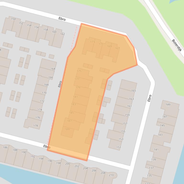 Kaart van postcodegebied 1423AS.