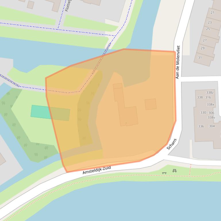 Kaart van postcodegebied 1423BC.