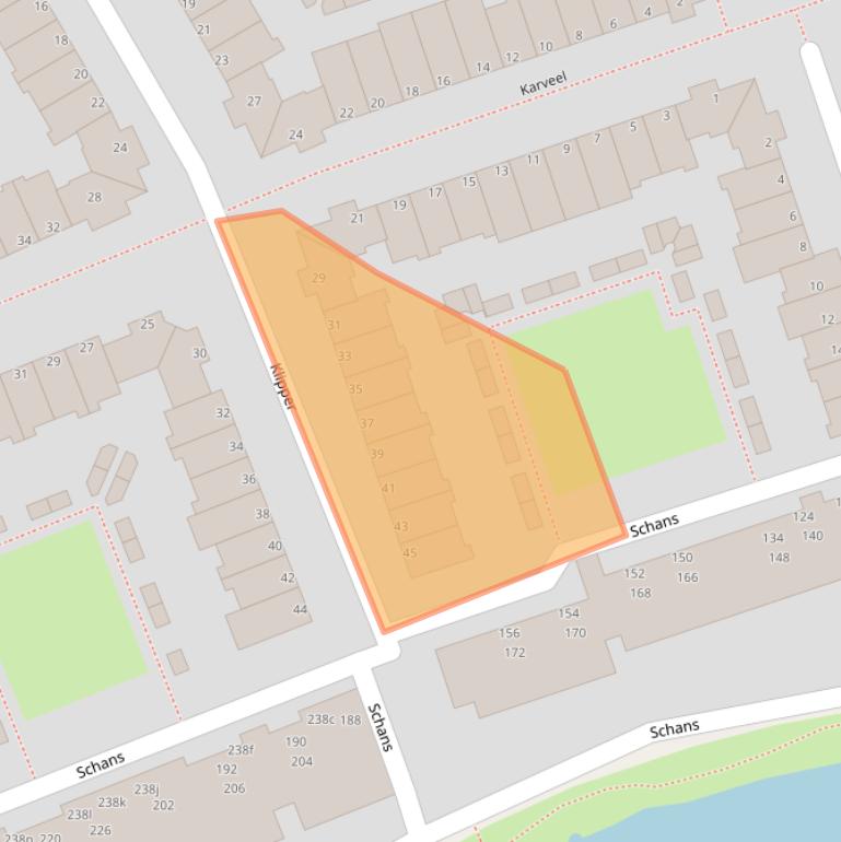 Kaart van postcodegebied 1423BL.