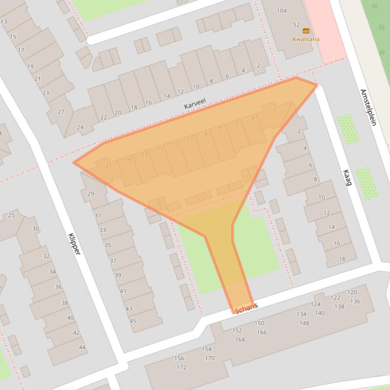 Kaart van postcodegebied 1423BP.